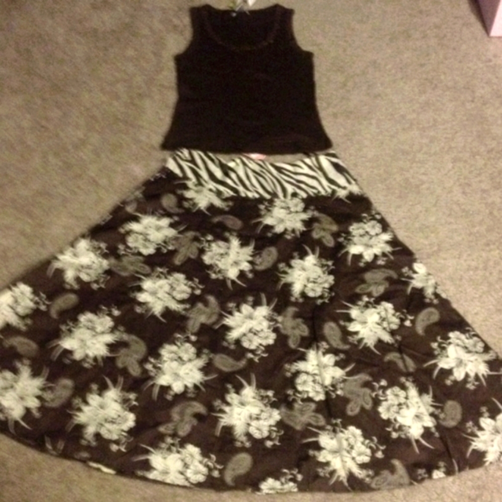 NWT  skirt outfit